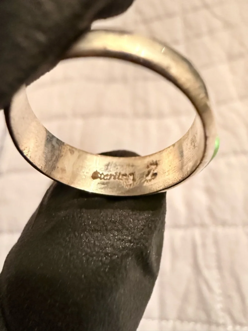 925 Sterling Silver stylish green